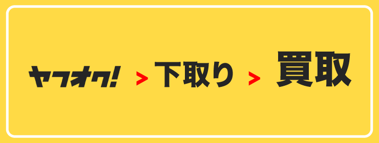 ヤフオクより「買取」