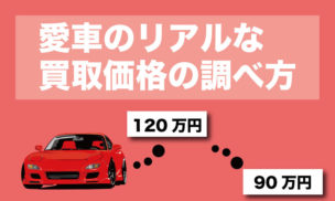 愛車のリアルな買取価格の調べ方