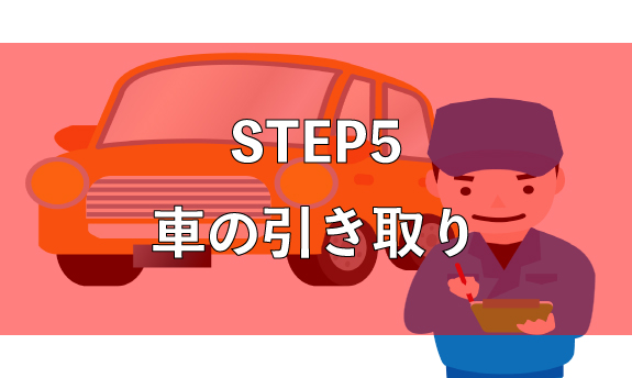 車の引き取り